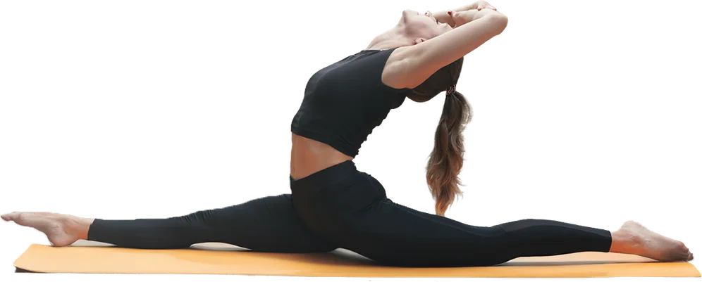 Hanna in a full split