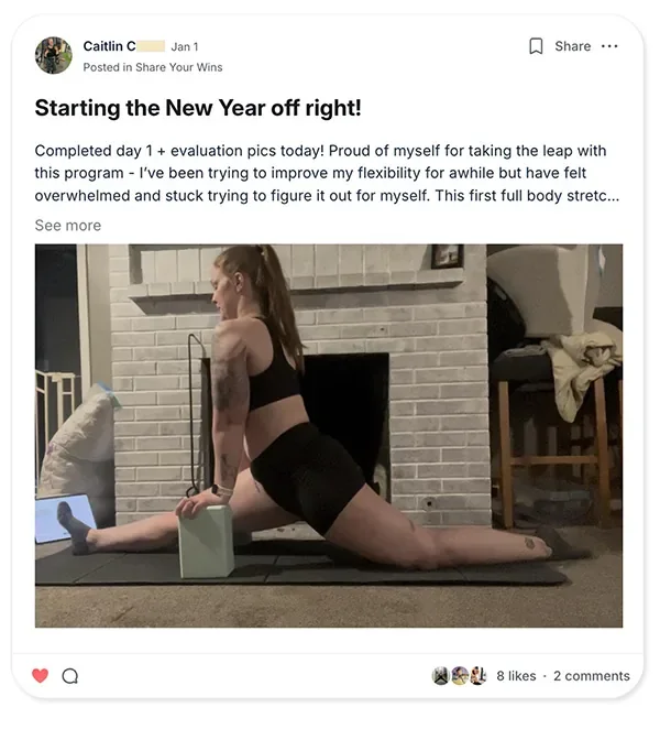 Caitlin — Starting the New Year off right: day 1 and evaluation pics done
